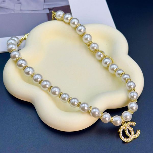 Designer de jóias pingente colares para mulheres com carta frisado colar de luxo moda feminina jóias presente de casamento