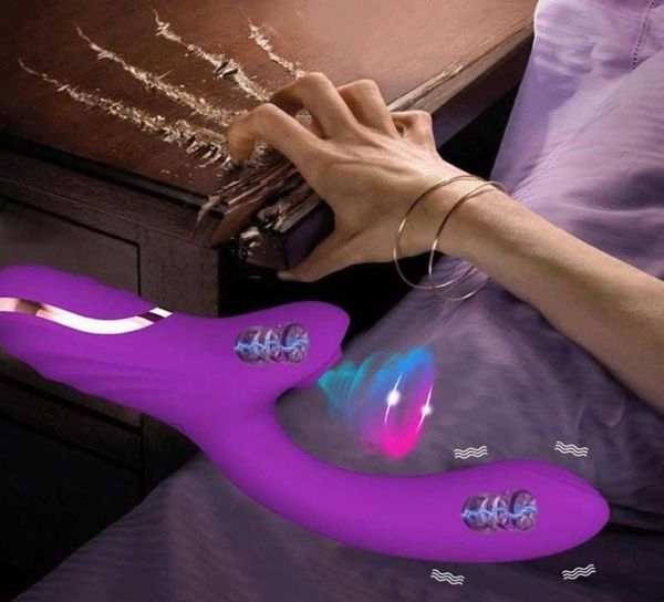 Massageador de brinquedos sexuais masturbador de mama multimodal masturbador de sucção de vibration stick estímulo feminino Dildo Toys7758233