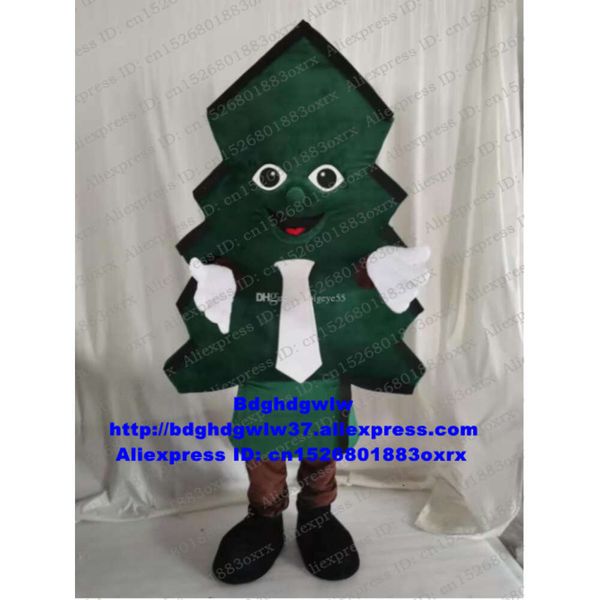 Costumi della mascotte Albero di Natale Costume della mascotte Personaggio dei cartoni animati per adulti Vestito completo Esposizione promozionale della campagna Zx2949