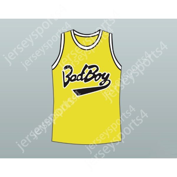 Personalizzato Qualsiasi nome Qualsiasi squadra BIGGIE SMALLS 10 BAD BOY BASKET JERSEY NUOVO Tutte le taglie cucite S M L XL XXL 3XL 4XL 5XL 6XL Alta qualità