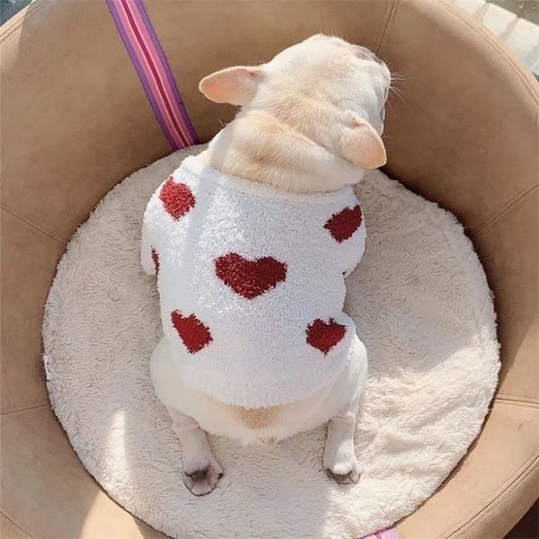 Inverno roupas para cães de estimação quente camisola do cão buldogue francês roupas para animais de estimação para cães médios grandes traje pug roupas para animais de estimação ropa perro 20110278f