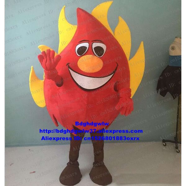 Trajes da mascote chama chama fogo tocha luz flambeau firebrand mascote traje adulto personagem dos desenhos animados álbum de pintura música carnaval zx484