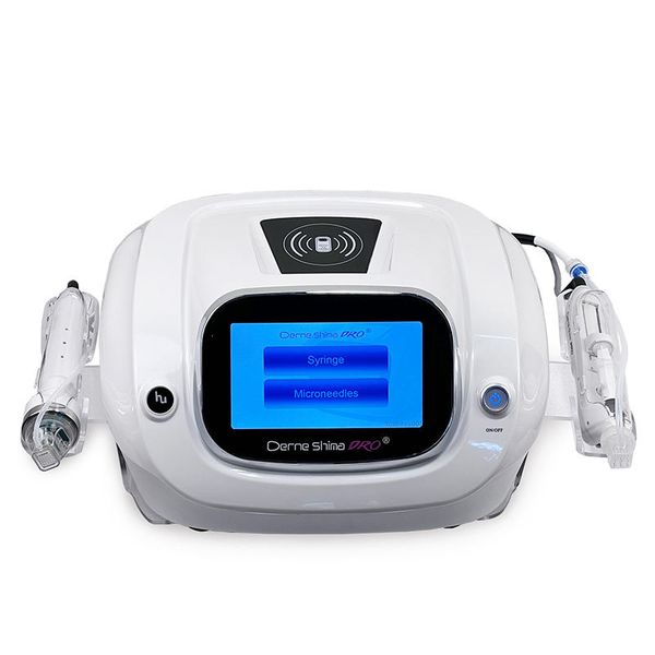 Preço de fábrica 3 em 1 portátil mesoterapia meso arma microagulhamento rf dermashine pro máquina com martelo frio