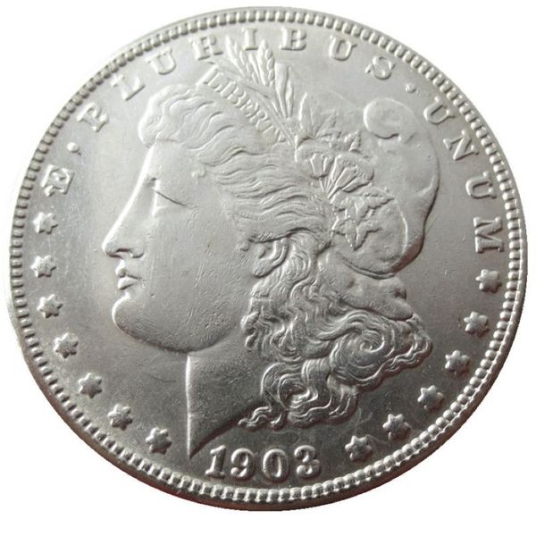 90% Argento US Morgan Dollar 1903-P-S-O NUOVO VECCHIO COLORE Copia artigianale Moneta Ornamenti in ottone Accessori per la decorazione della casa293y