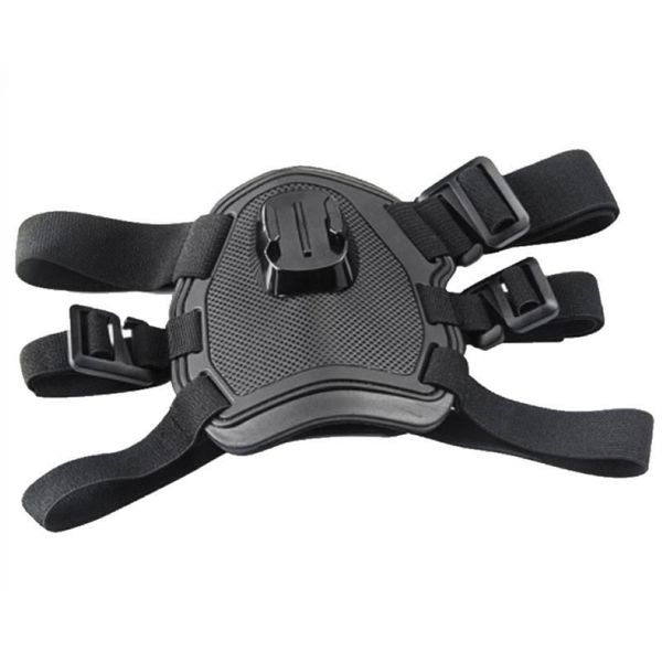 Collari per cani Guinzagli 1 pezzo Imbracatura regolabile Supporto per cinghia toracica Supporto per action camera Base Accessori per sport eroe253x