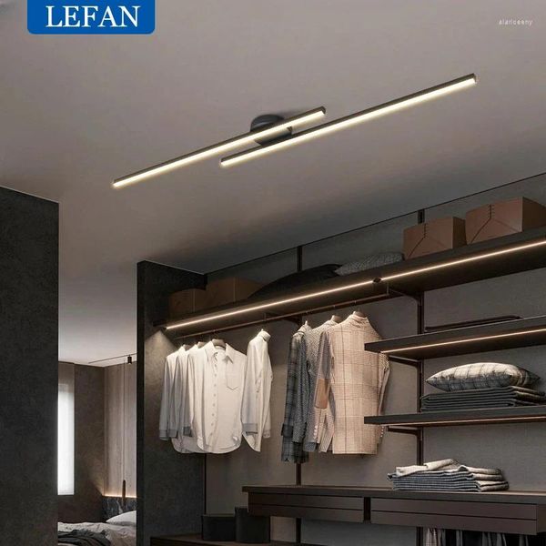 Luzes de teto longa faixa corredor led varanda lâmpada quarto sala jantar sala vestiário ilha cozinha decoração