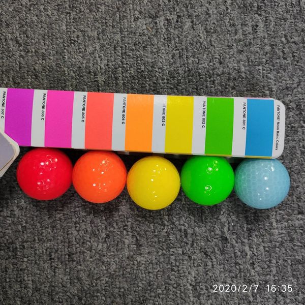 25 peças atacado bola de mini golfe em branco sortida bola de golfe colorida neon 240301
