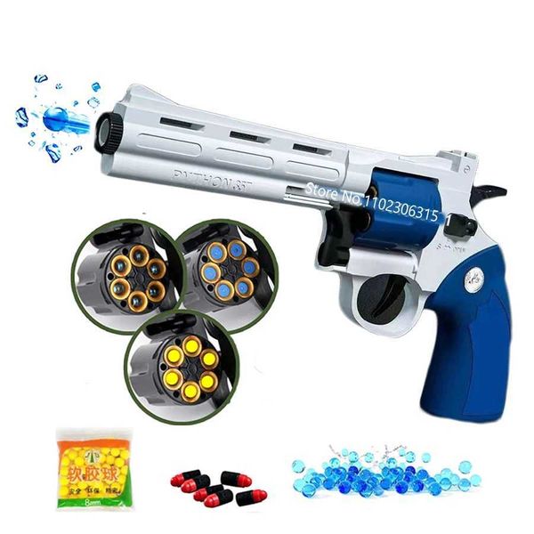 Pistola Giocattoli Pistola Giocattoli ZP5 357 Pistola Airsoft Revolver Launcher Giocattolo in Schiuma Morbida Pistola con Pistola per Giocare a Fucile Regalo Pistola per Bambini 2400308