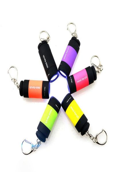 Tragbare Schlüsselanhänger-Mini-Taschenlampe, wasserdicht, über USB wiederaufladbar, LED-Licht, Taschenlampe, Schlüsselanhänger, Ring, Lampe, Tasche, mehrere Farben 8602934