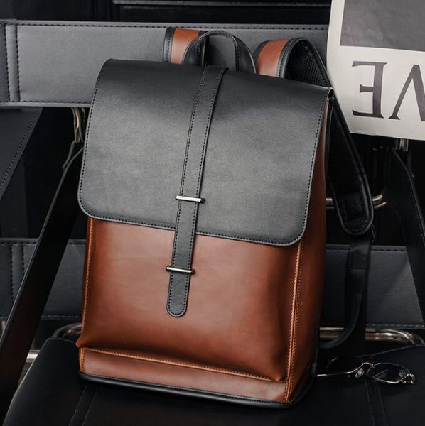 Handtasche aus echtem Leder für Männer und Frauen, großer Rucksack, große Kapazität, Laptoptasche, Crazy Horse, Retro-Reise, College-Schulrucksack, Reisetasche für Mädchen, Jungen, Schultaschen