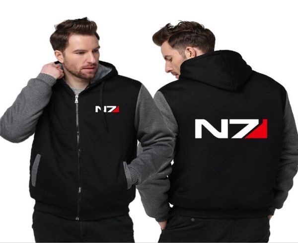 Wintermäntel Männer Warme Dicke Fleece N7 Kapuzenjacken Neue Mode Lässige Oberbekleidung Kleidung Jacke8983725