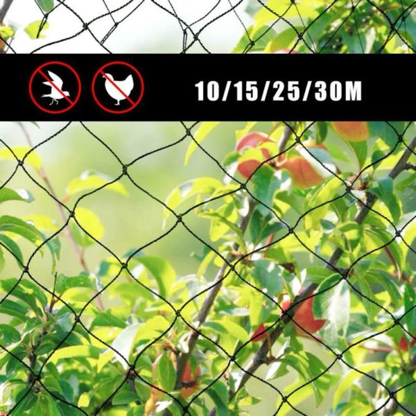 Netting Anti Birding Netting Bahçesi Blacknylon Örgü Bahçe Bahçesi Bahçesi Sebze Sebze Meyve Ağacı Koruma Bahçe Aksesuarları