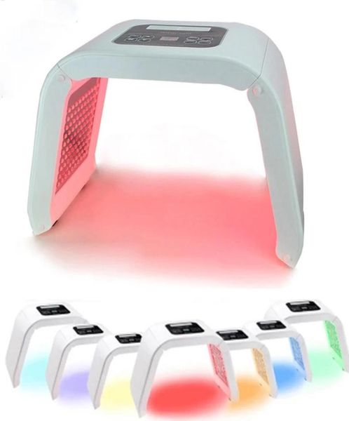 Professionale 7 colori PDT Pon Therapy Mask Machine LED Ponic Cura della pelle Ringiovanimento Dispositivo di bellezza Body SPA Light5903410