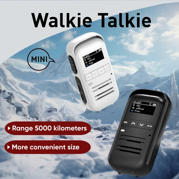 Global-ptt mini walkie-talkie de rede pública Outdoor 5000 km walkie-talkie com posicionamento GPS equipamento de intercomunicação portátil