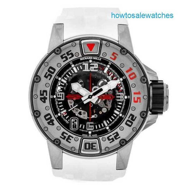 Freizeituhr RM Watch Celebrity Watch RM028 Automatisches 47-mm-Titan-Herrenuhrenarmband AJ TI-TI