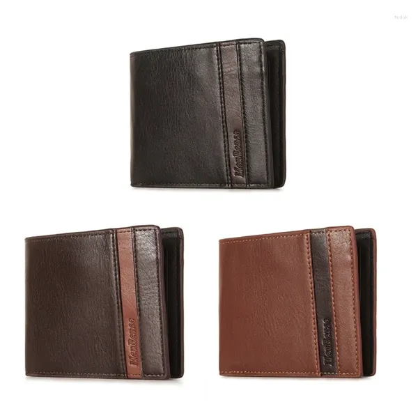 Carteiras Vintage Wallet Holder para homens Coin Purse Money Bag