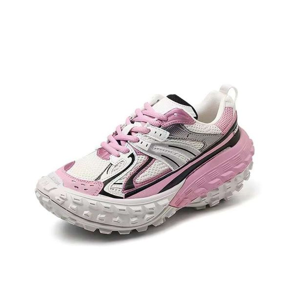 Paris pais sapatos moda feminina casual esportes casal pneu elevado grosso sola tanque designer de luxo 0kwh