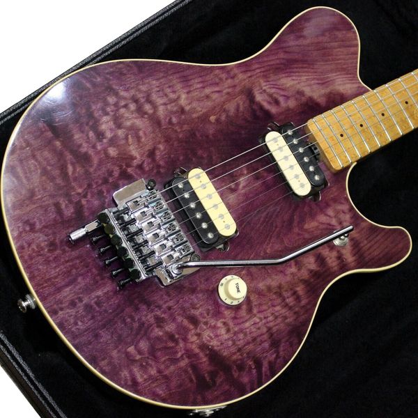 Chitarre elettriche MAN Trans Purple Quilt Maple E Van Halen Signature Guitar