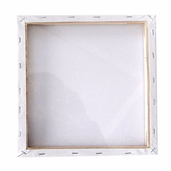 1pc pequena placa de arte branca em branco quadrado artista lona quadro de madeira preparado para pintura acrílica a óleo mayitr pintura boards249y