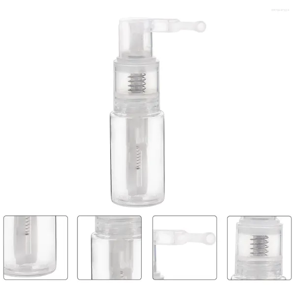 Bottiglie di stoccaggio Dispenser per contenitori per bottiglie spray per polvere secca Uso domestico Ugello lungo Accessorio per barbiere