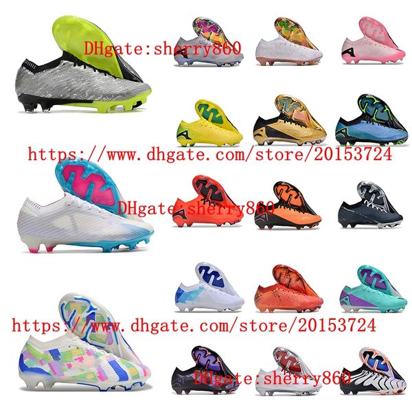 Mens meninos mulheres sapatos de futebol Zoomes Mercuriales Vapores 15 Elitees XXVes FG chuteiras botas de futebol scarpe da calcio tamanho 35-45EUR