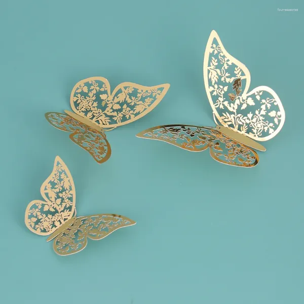 Adesivos de parede 12pcs 3D borboleta de cristal borboletas criativas com diamante decoração de casa crianças decoração de quarto decalques de arte