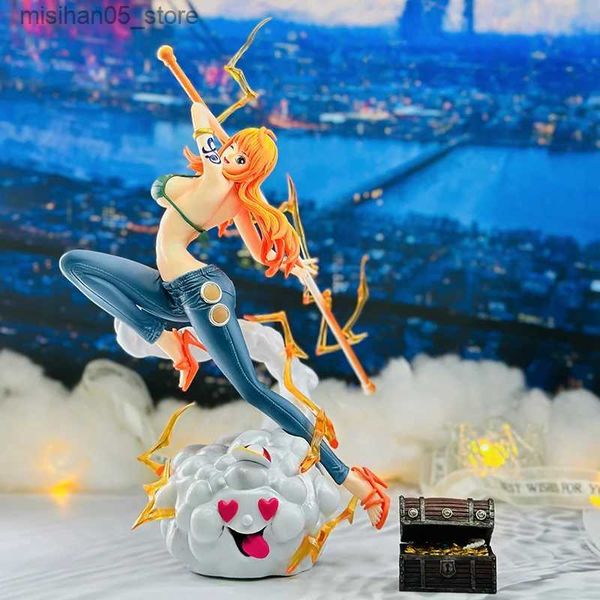 Action Toy Figures 30 cm personaggio anime integrato personaggio Nami personaggio d'azione Zeus personaggio sexy PVC Gk statua modello collettivo decorazione regalo giocattolo Q240313