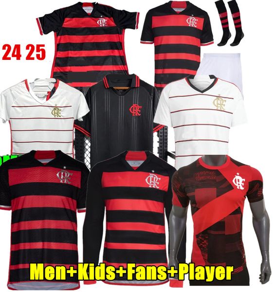 2024 2025 Flamengo maglie da calcio 23 24 25 casa lontano terza maglia da calcioDIEGO GABRIEL B. GABI PEDRO VIDAL DE GERSON Camisa Mengo Uomo Donna Bambini Kit Maglie da calcio