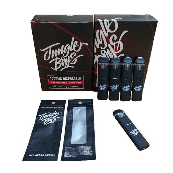 Jungle Boy Descartável Vazio Vapes Recarregável 280mAh 1.0ml Vaporizador Pods 10 Cepas em Estoque 2000pcs