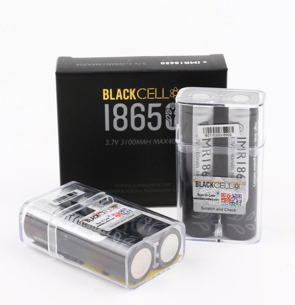 BLACK CELL 18650 Аккумулятор 3500 мАч IMR 37 В 3500 40 А Электронная сигарета Литиевые аккумуляторные батареи с высоким стоком батареи Cell s Batteries Cell от DHL5086917