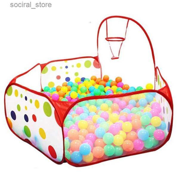 Barracas de brinquedo 90cm engraçado basquete crianças praia tenda crianças crianças fácil dobrável brinquedo tenda bola pit playhouse jardim piscina portátil tenda 240110 l240313