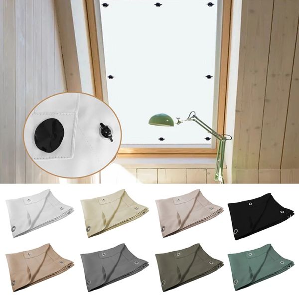 Reti 5 Colori Ad Alta Ombreggiatura Ventosa Tenda da Tetto con 7 Ventose Senza Chiodi Tetto Apribile Cucina Camera da Letto Lucernario Ufficio Auto Finestra Parasole