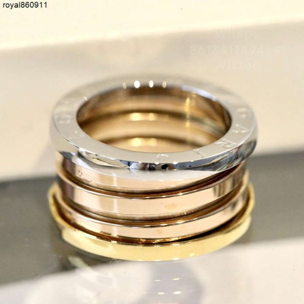 Bu-Federring, Gold, Silber, US-Größe, plattiert, Designer-Ring für Frau, Mann, Paar, höchste Gegenqualität, klassischer Stil, luxuriöses Jubiläumsgeschenk