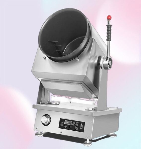 Yararlı restoran gaz pişirme makinesi çok fonksiyonel mutfak robot otomatik davul gazı wok ocak sobası mutfak ekipmanı5630343