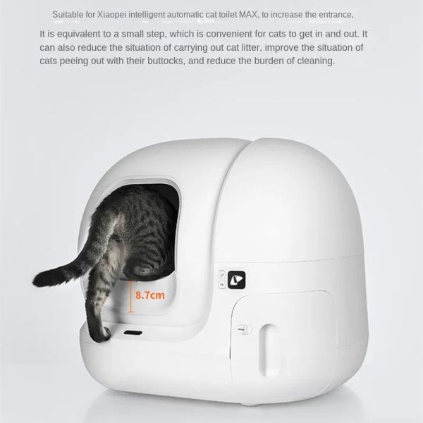 Caixas Petkit Acessórios inteligentes de banheiro de gato dedicados a banheiros de gatos máximos da caixa de areia inteligente Acessórios para gatos limites elevados