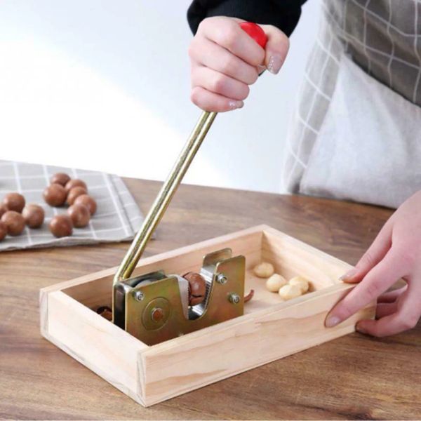 Araçlar fındıkkıran fındık cımbızlar mutfak ağır hizmet macadamia açıcı peeling makine metal sapı açıcı fındıklar için badem