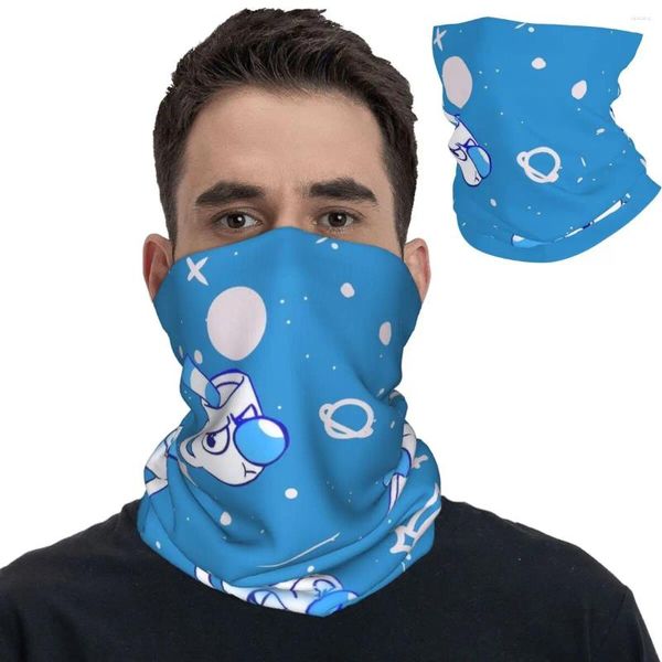 Lenços Cuphead e Mugman Bandana Pescoço Gaiter Impresso Jogos Retro Balaclavas Envoltório Lenço Multi-Uso Headband Sports para Homens Mulheres Adulto