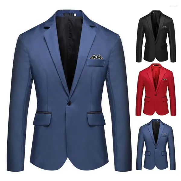 Herrenanzüge Frühling Herbst Elegant Slim Fit Business mit Reverstaschen für Hochzeiten, Partys, formelle Veranstaltungen, stilvoll, Schwarz, Weiß, Herbst