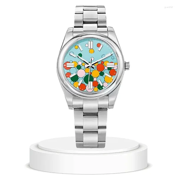 Relógios de pulso Luxo Mens Womens Watch Designer Relógios para Mulheres Casal 31mm 36mm 41mm Automático 904L Mecânico Luminoso Safira Vidro