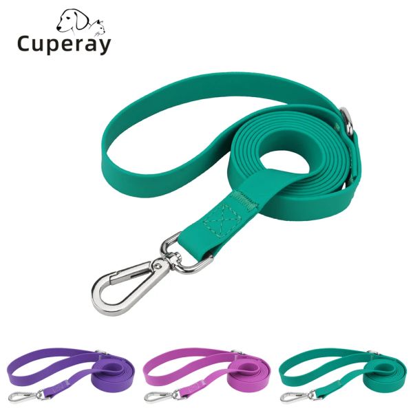 Guinzagli Guinzaglio per Cani Lungo 150 cm, Guinzaglio da Addestramento per Cani Impermeabile per Esterno, Guinzaglio Lungo in PVC Resistente per Addestramento di Richiamo, Escursionismo, Nuoto