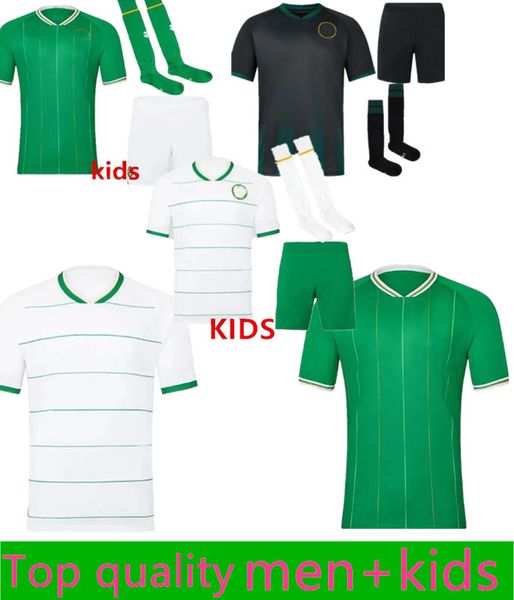 23 24 25 Camisa de futebol da Irlanda DOHERTY DUFFY 2024 3º Euro Nacional Egan BRADY KEANE McCabe Hendrick McClean homens crianças kit de manga curta uniforme uniforme camisa de futebol