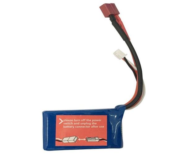 Wltoys 144001 114 24G 4WD Elétrico escovado OffRoad Buggy RC Peças sobressalentes para carro 74V 1500mAh 25C T Plug Bateria Lipo2757503