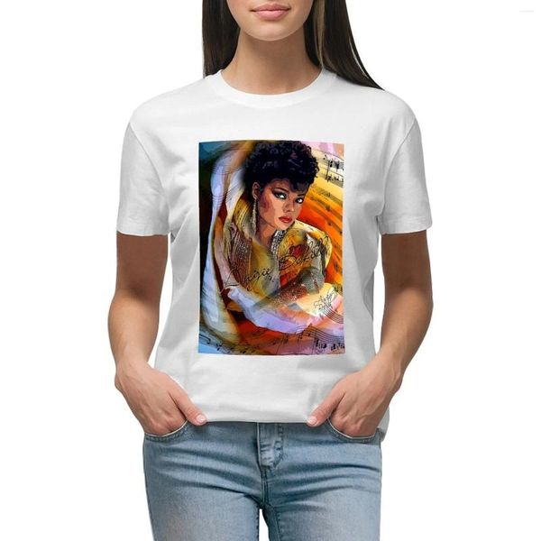 Damen-Poloshirts Angie Bofill Flower Child D-1 Poster-T-Shirt, weibliche Damenkleidung, T-Shirts, grafische T-Shirts für Frauen