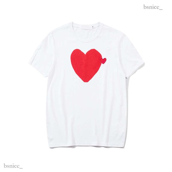 Comme Des Garcon Designer Brand T-shirt da uomo T-shirt da uomo estive Cdgs Play T Shirt Commes Manica corta Design da donna Badge Garcons Ricamo Cuore Rosso Amore 5920