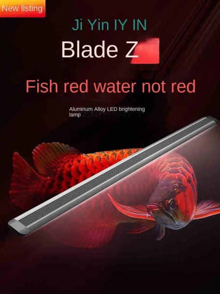 Aydınlatmalar ultra ince z kırmızı LED lamba kırmızı ejderha lambası papağan balık süs lambası kırmızı dalış su geçirmez lamba