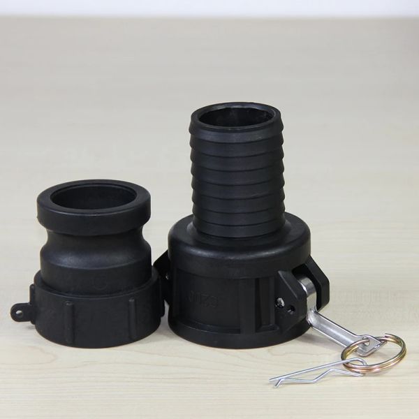 Conectores de alta qualidade, adaptador de tanque de água ibc, conector de válvula ibc a200, pacote de combinação de camlock de plástico, venda quente