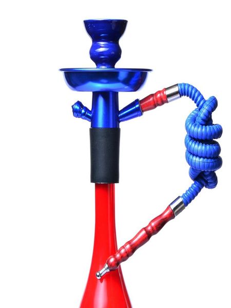 Narghilè istantaneo Shisha Bong Kit Pipa ad acqua per fumatori Set Mini portatile arabo Fai da te staccabile assemblato Accessori per narghilè da viaggio1613242