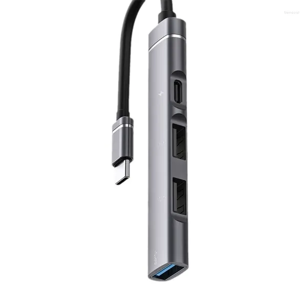 Концентратор USB3.0 4 в 1, 4-портовый удлинитель USB 2.0 Type-C, USB PD, мультиразветвитель, адаптер OTG для ПК, компьютерные аксессуары 594A
