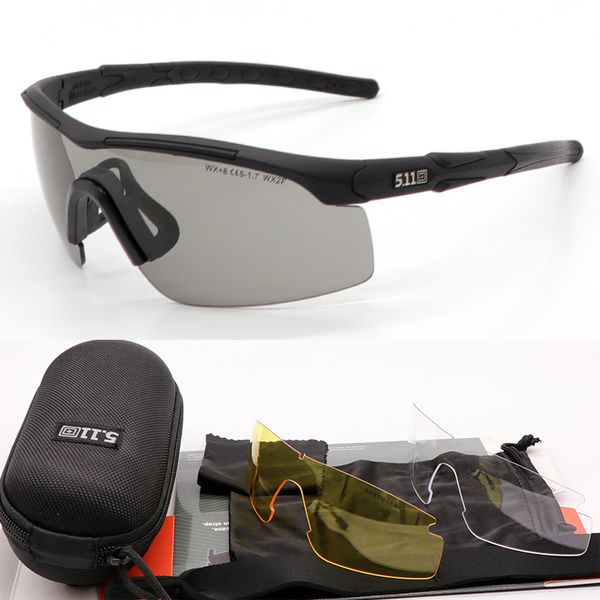 5.11 Военные фанатичные тактические очки, пуленепробиваемые очки для стрельбы спецназа на открытом воздухе, противоударные очки CS, солнцезащитные очки для верховой езды