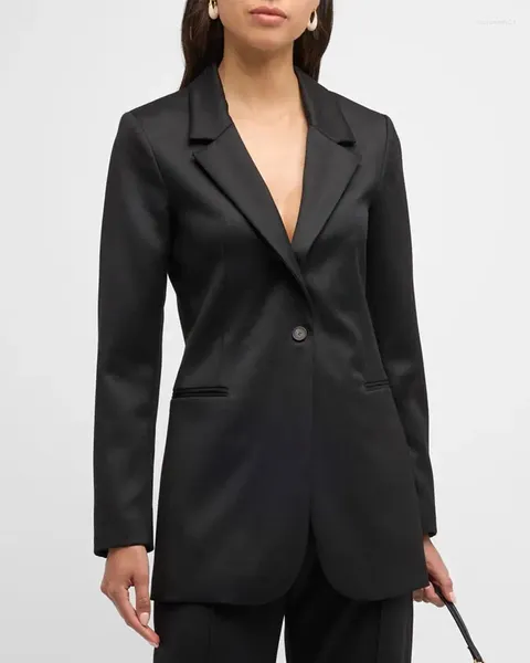 Abiti da uomo monopetto per le donne Blazer a maniche lunghe Moda elegante Cappotti da donna graziosi Abbigliamento femminile in capispalla